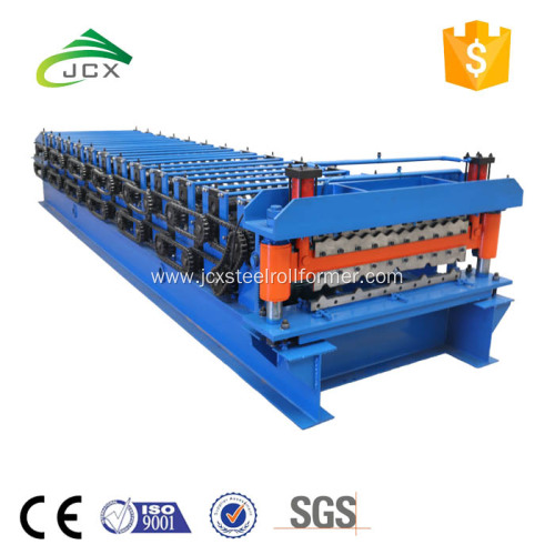 corrugation galzed step tile doubel layer machine Madagascar